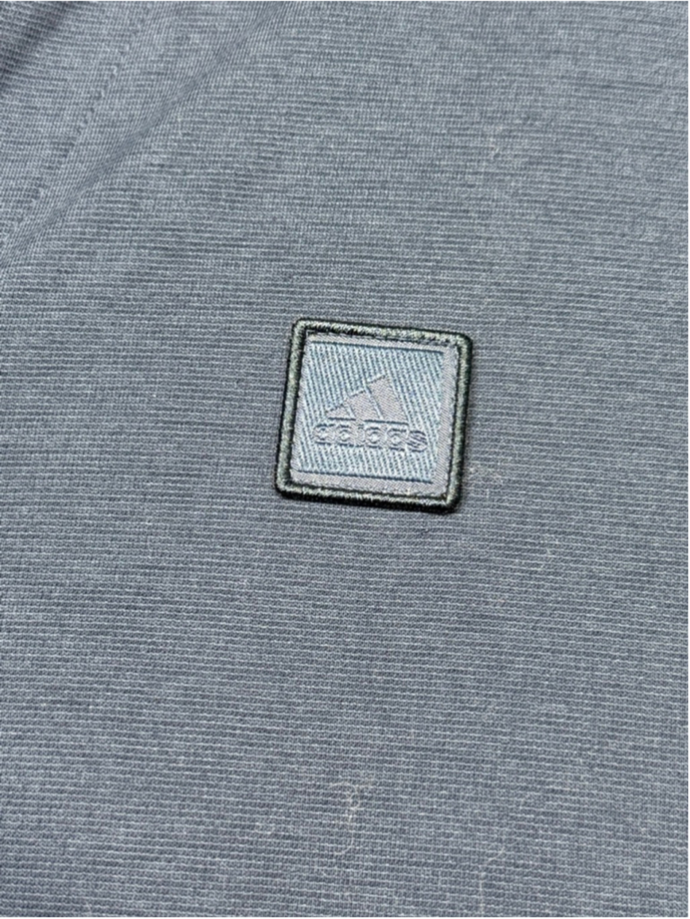 Men's Adidas Blue Cardigan Sweater M made with ocean plastics - Picture 3 of 5